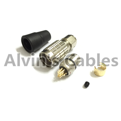 Hirose 8 Pin Circular Metal Connectors HR25-7TP-8P Silver Contact Plating
