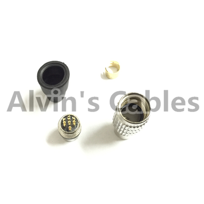 Hirose 8 Pin Circular Metal Connectors HR25-7TP-8P Silver Contact Plating