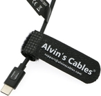 Alvin'S Cables USB C Type C PD To NP F550 Dummy Battery Coiled Power Cable For Sony NP-F550 F770 F570 F970 Atomos
