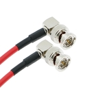 12G SDI Flexible Coaxial Cable BNC Male to Male Right Angle for RED Komodo| Atomos Monitor 75 Ohm Shielded Cable