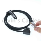 Flexible Thin Red Epic Scarlet Power Cable D-Tap To Right Angle 1B 6 Pin Female