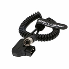 Sound Devices ZAXCOM Power Coiled Twist Cable D-Tap to 4PIN Hirose Male