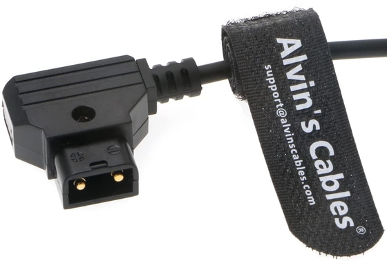 Rotatable Power Cable For Red-Komodo 2-Pin-Female Right-Angle To D-Tap Coiled-Cable Adjustable L Shape Cord