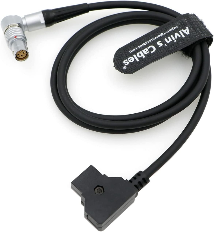 Alvin'S Cables RED DSMC2 D-Tap To 1B 6 Pin Female Rotatable Right Angle Power Cable For RED Scarlet| Epic| Helium| Weapo