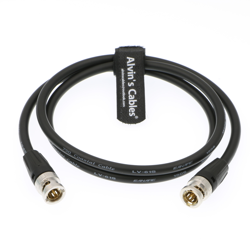 Alvin's Cables 12G HD SDI Video Coaxial Cable Neutrik BNC Male to Male for 4K Video Camera 1M